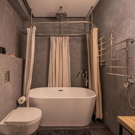 Lofts & Rosegold Luxury In Elegant 1br With Balcony In Center 아파트 리가