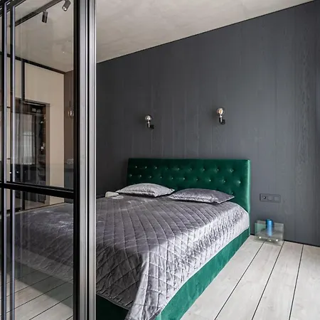 公寓 Lofts & Rosegold Luxury In Elegant 1br With Balcony In Center 里加