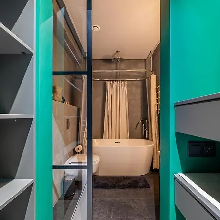 公寓 Lofts & Rosegold Luxury In Elegant 1br With Balcony In Center *