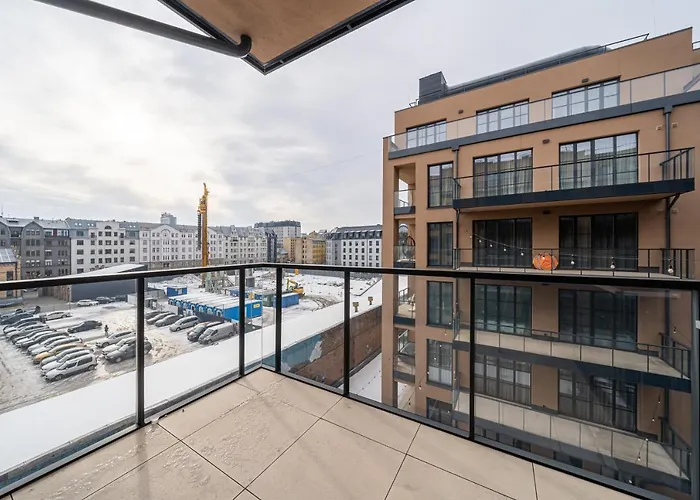 Lofts & Rosegold Luxury In Elegant 1br With Balcony In Center Dzīvoklis *
