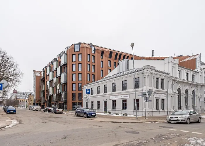 Lofts & Rosegold Luxury In Elegant 1br With Balcony In Center Апартаменты Рига