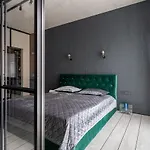 Apartment Lofts & Rosegold Luxury In Elegant 1br With Balcony In Center Riga