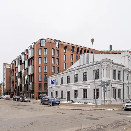 Lofts & Rosegold Luxury In Elegant 1br With Balcony In Center Appartement Riga